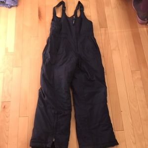 Kids Navy Blue L.L.Bean Snowpants Ski-pants size 8 kids with adjustable straps